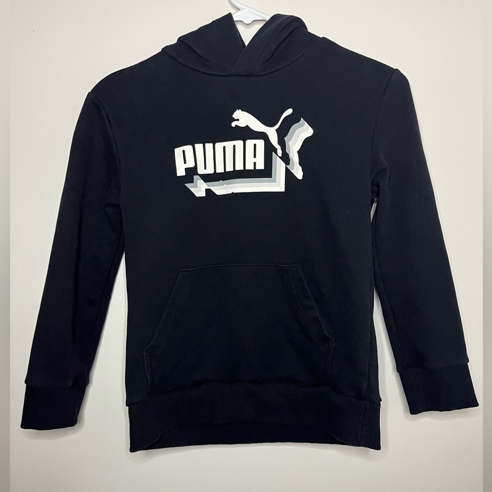 Puma Black Sweatshirt with Bold Logo